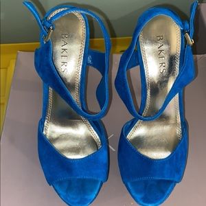 Blue Bakers high heel
